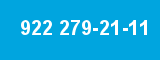922 279-21-11 922 279-21-11
